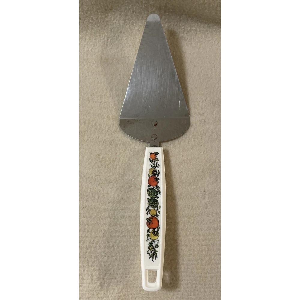 Vintage EKCO Chrome Plated Spice Of Life Cake Pie Server Spatula MCM Retro